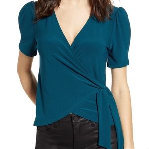 All in Favor Wrap Top